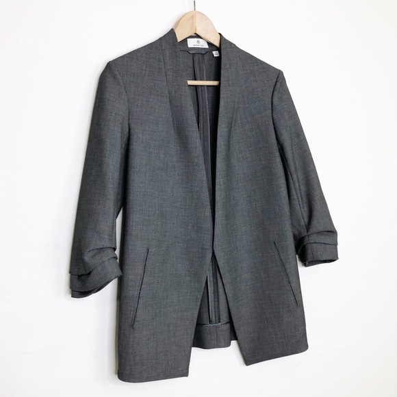 Babaton Aritizia Power Hip Gray open closure blazer - Picture 9 of 13